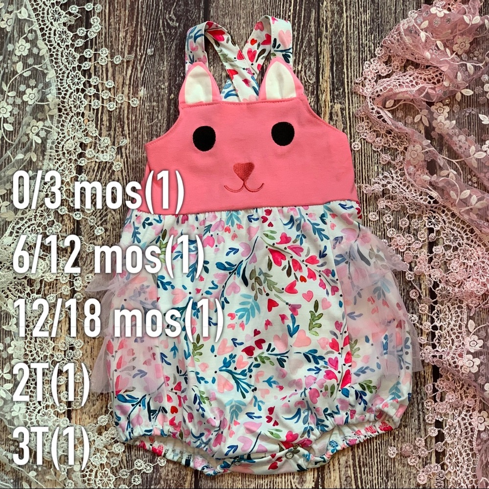 Boutique Baby Bunny Romper